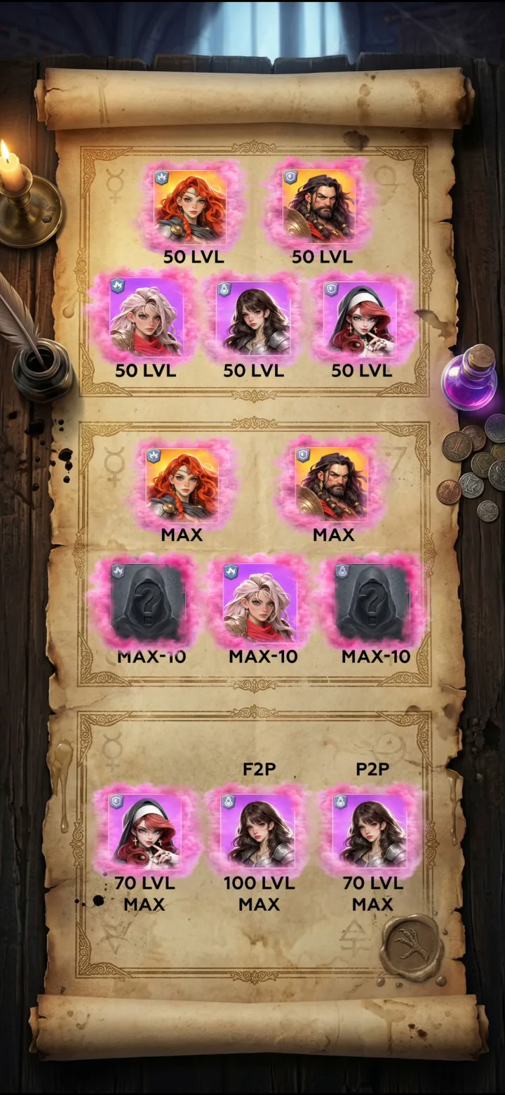 레벨 올리는 순서